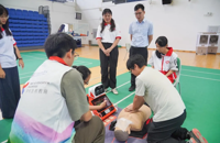 全员实操大考！碧职院开展急救技能考核暨全国高校急救教育公益推广行动